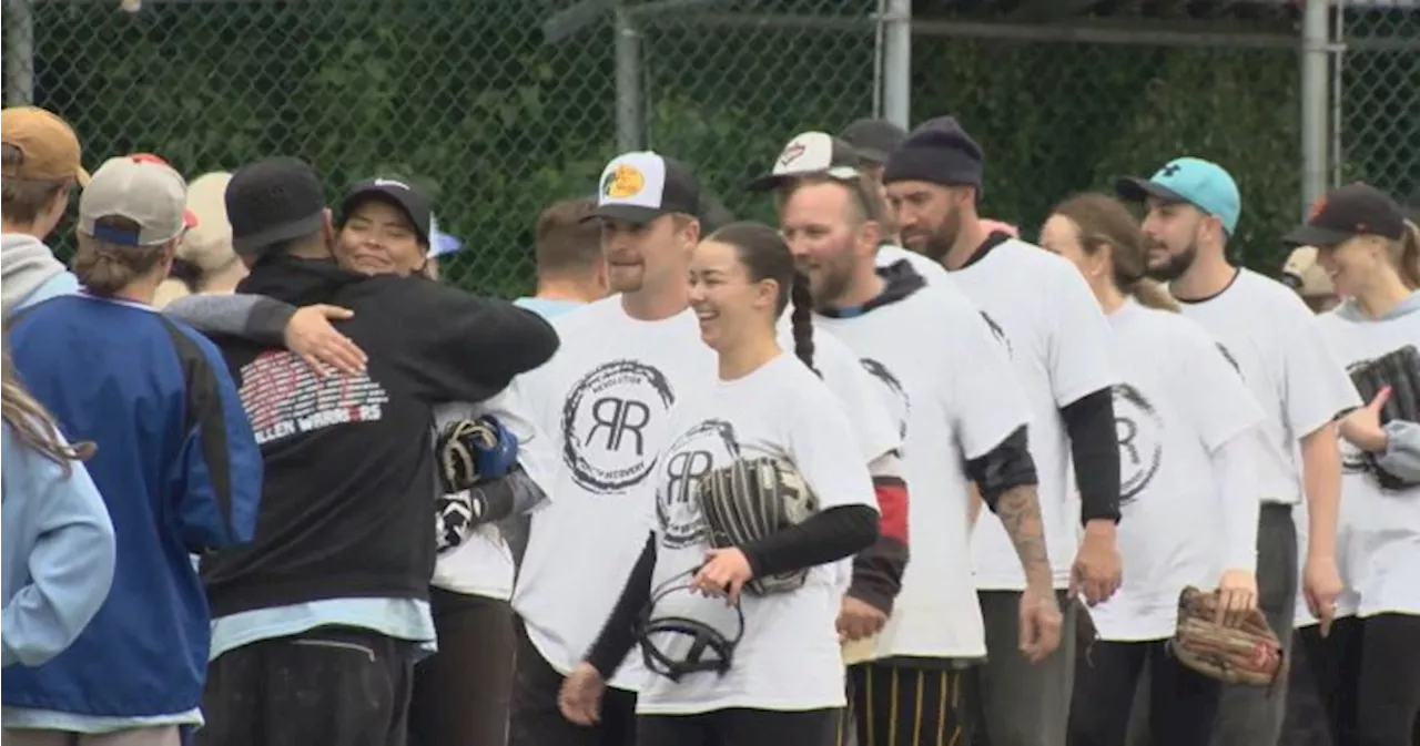 ‘We build family’: B.C. slo-pitch tournament highlights addiction recovery community