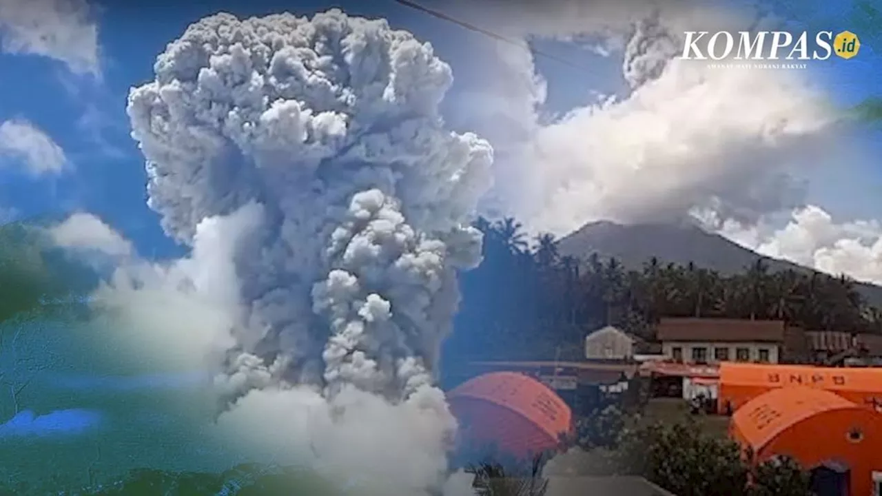 Gunung Ibu di Halmahera Kembali Erupsi, Tinggi Abu Vulkanik 7.000 Meter