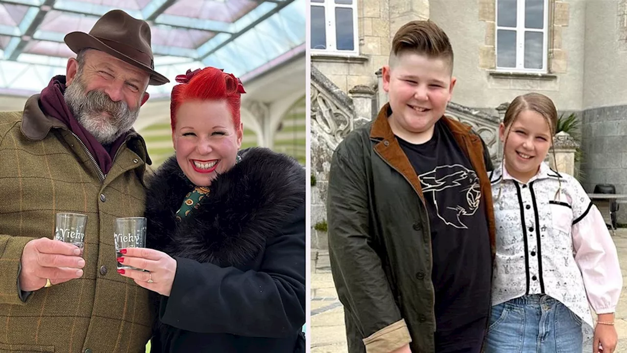 Meet Secret France stars Dick and Angel Strawbridge's mini-me children and blended family