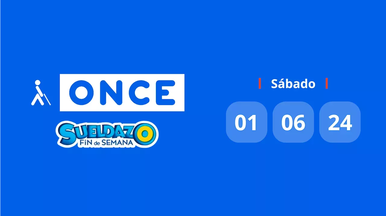 Sueldazo: Resultado Sueldazo De La ONCE: Comprobar Número Hoy Domingo 2 ...