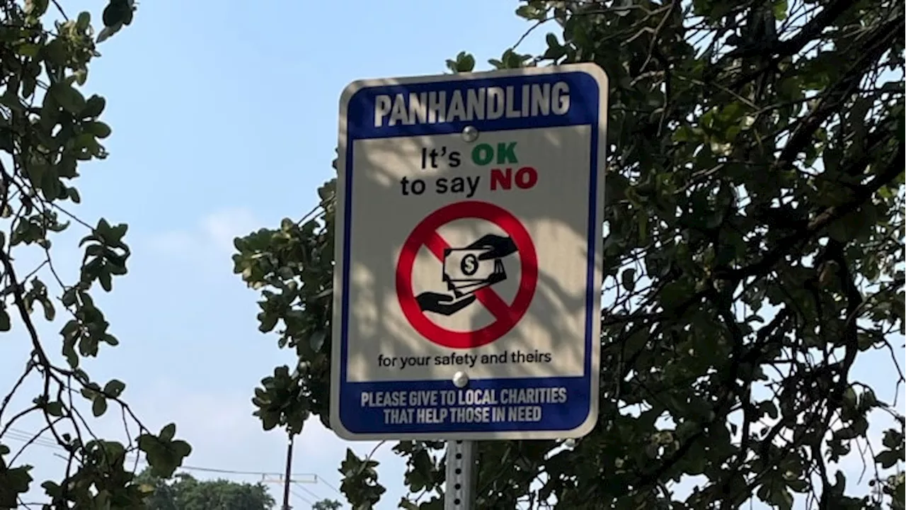 Anti-panhandling signs appear on Northwest Side of San Antonio