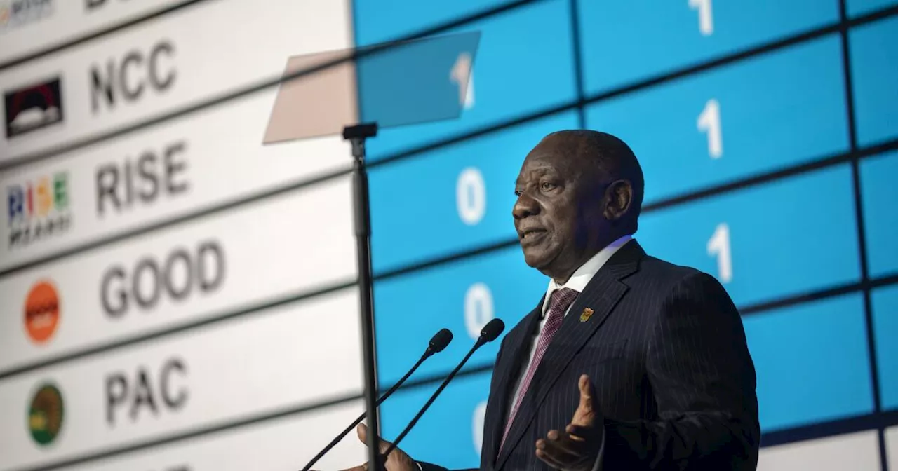 S. Africa's president urges parties to find common ground after election deadlock