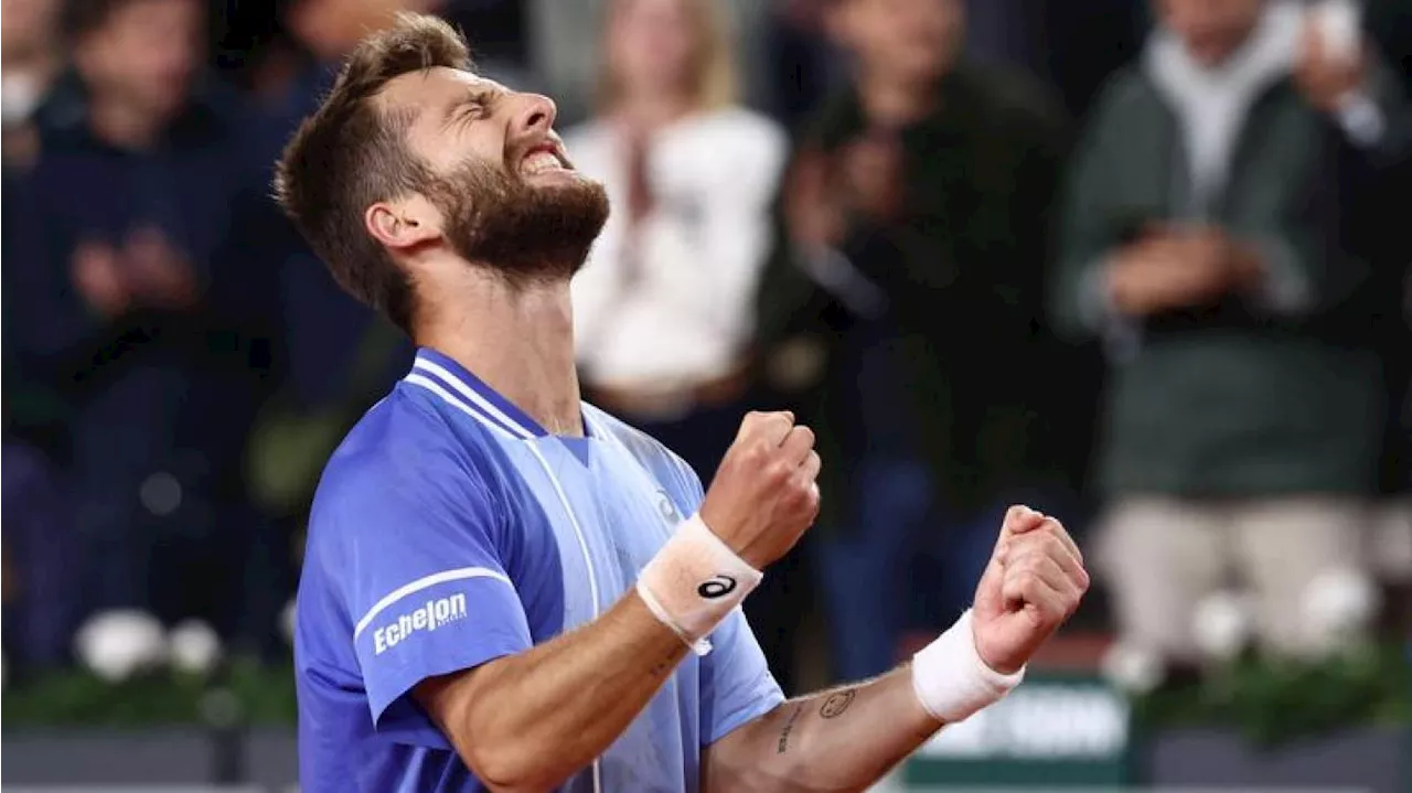 Roland-Garros : « Je vis pour ces moments-là », savoure Corentin Moutet