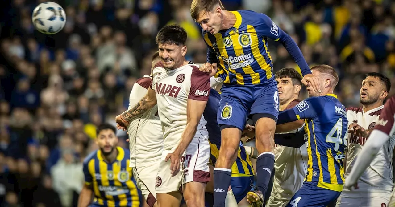 Rosario Central igualó ante Lanús, con gol de Marco Ruben en su regreso