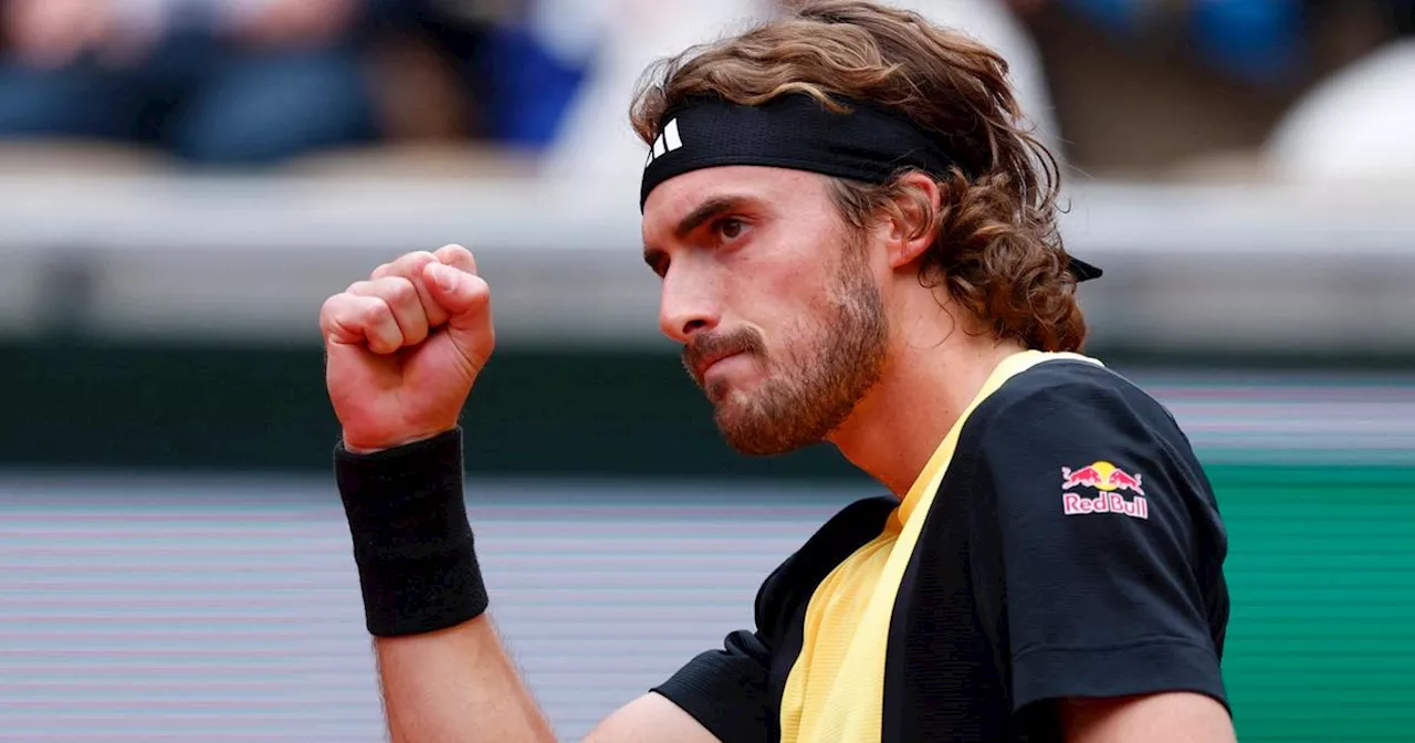 Roland-Garros : Tsitsipas se sort du piège Arnaldi et file en quarts