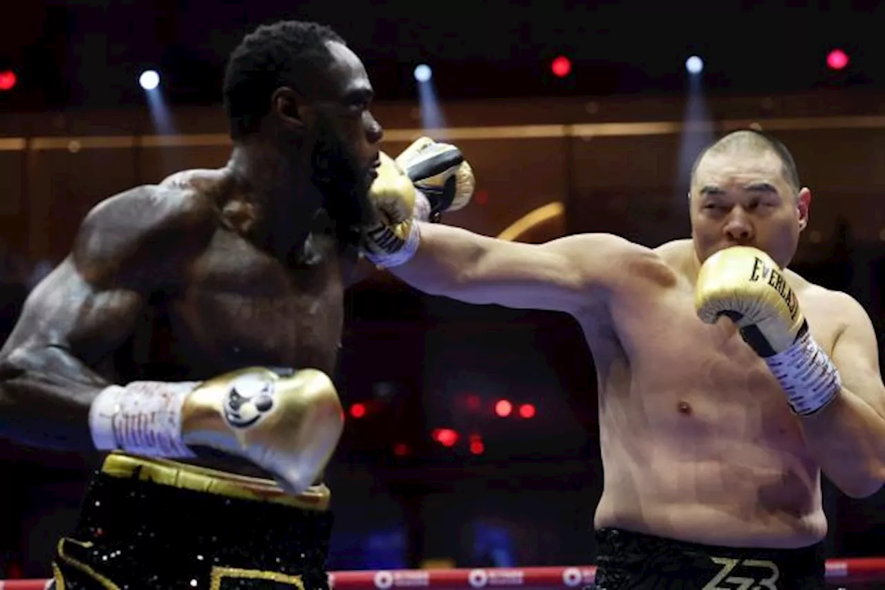 Deontay Wilder battu par Zhilei Zhang en poids lourds