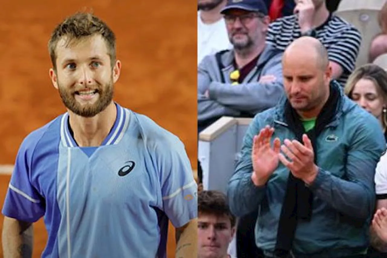 Petar Popovic, entraîneur fantasque de Corentin Moutet et chauffeur de salle à Roland-Garros