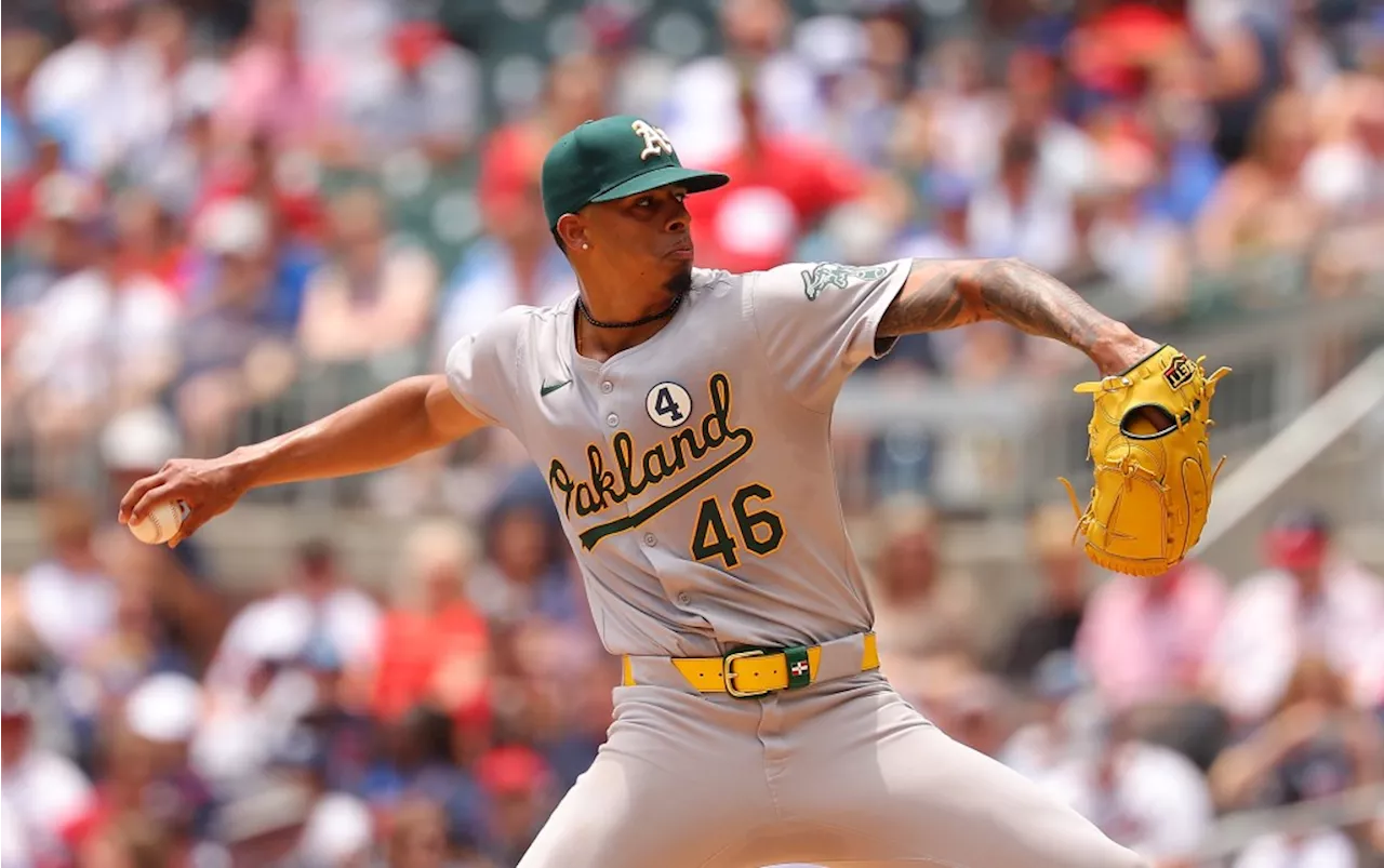 Luis Medina has dazzling season debut in Oakland A’s 3-1 loss to Atlanta Braves