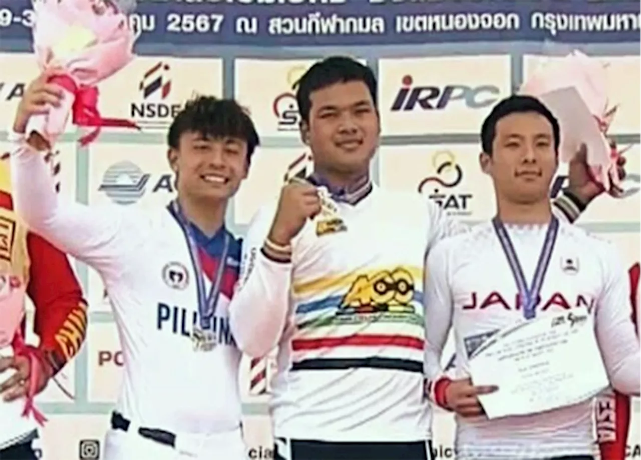 Coo captures silver in Asian BMX championships