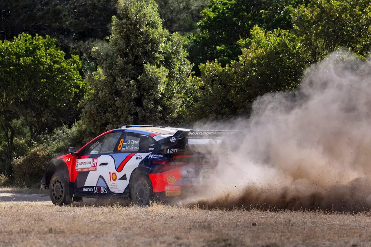 WRC Rally Sardinia: Tanak slashes Ogier's lead, Neuville tops Sunday standings