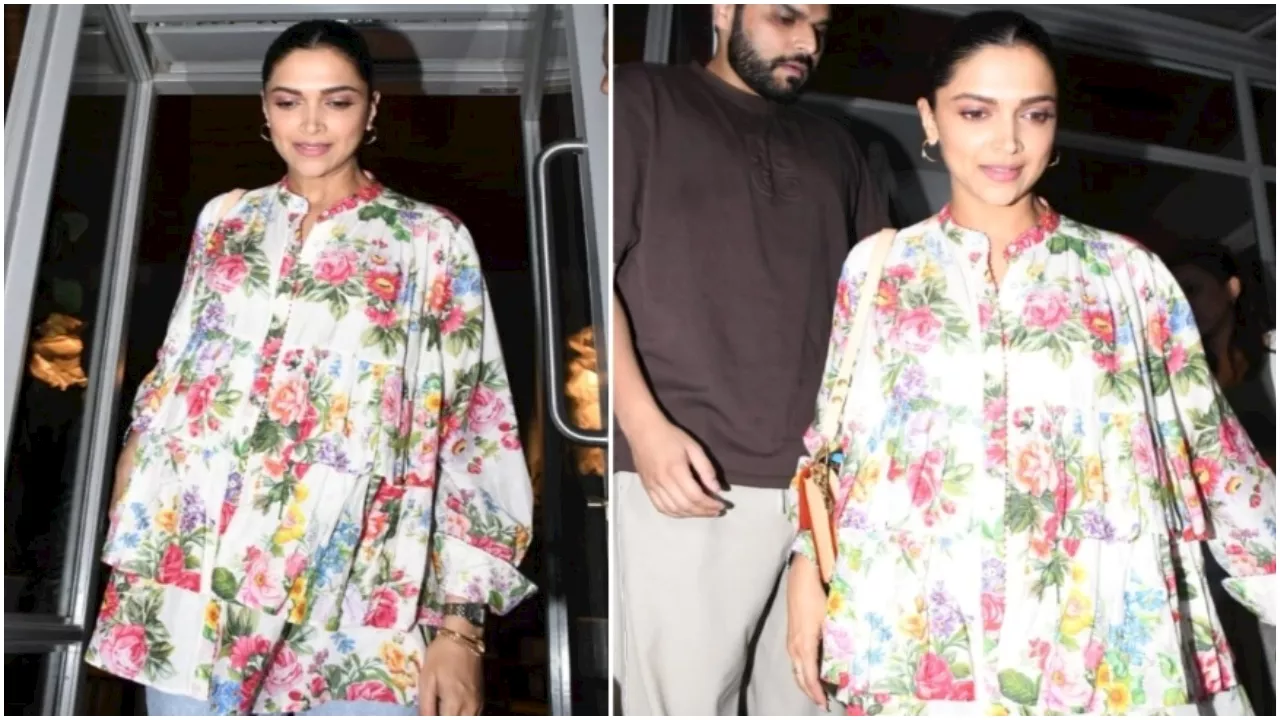 Deepika Padukone New Pregnancy Look: फ्लोरल टॉप में दीपिका पादुकोण दिखीं बेहद क्यूट, छा गया नया प्रेग्नेंसी लुक