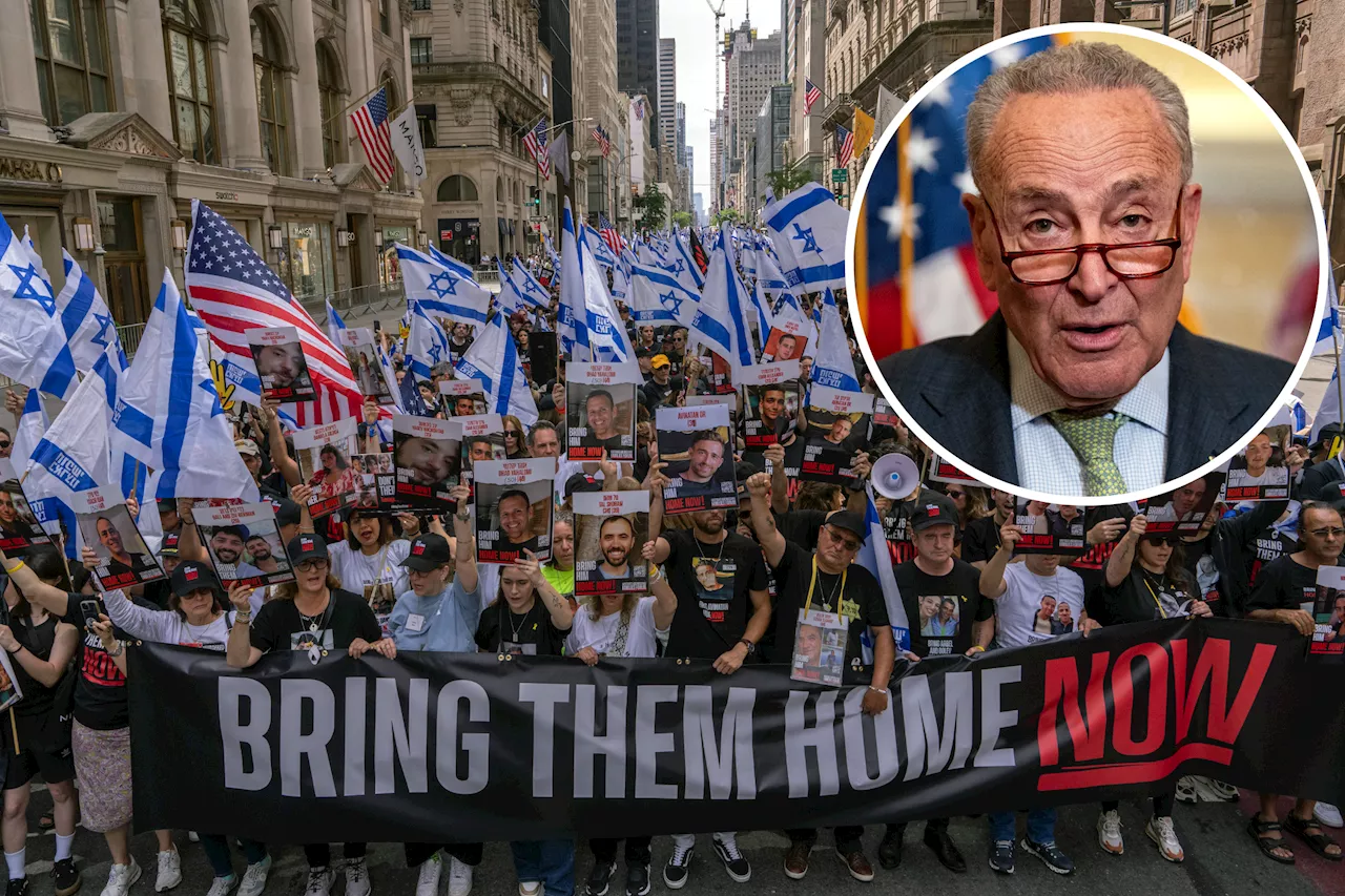 Chuck Schumer Booed While Speaking at Israel Parade in NYC