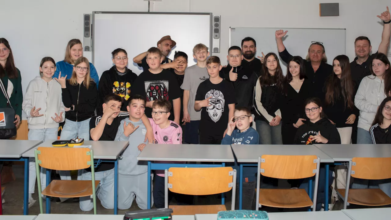 Durch Leserallye wurden Hollabrunner Mittelschüler zu Rappern