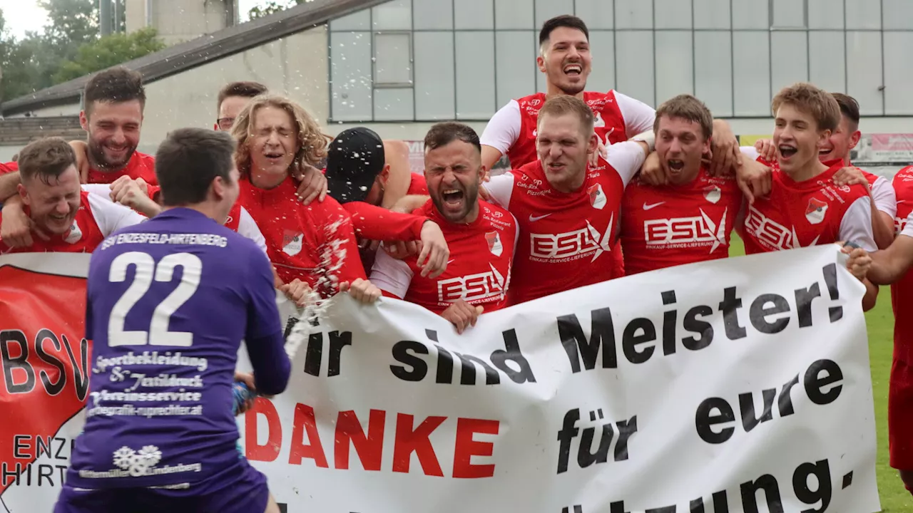 Enzesfeld gewinnt hitzige Partie und krönt sich zum Meister