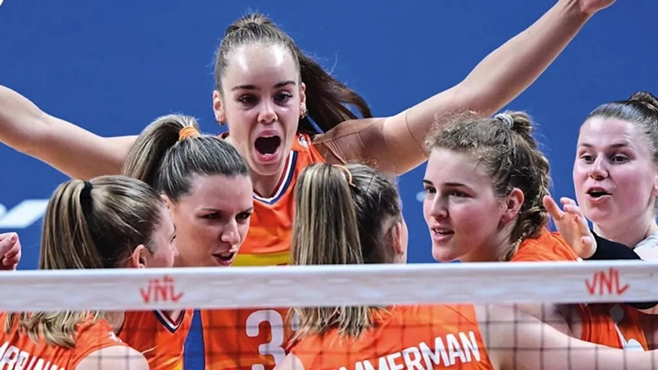 Overtuigende zege volleybalsters op Frankrijk, strijd om olympisch ticket gaat verder