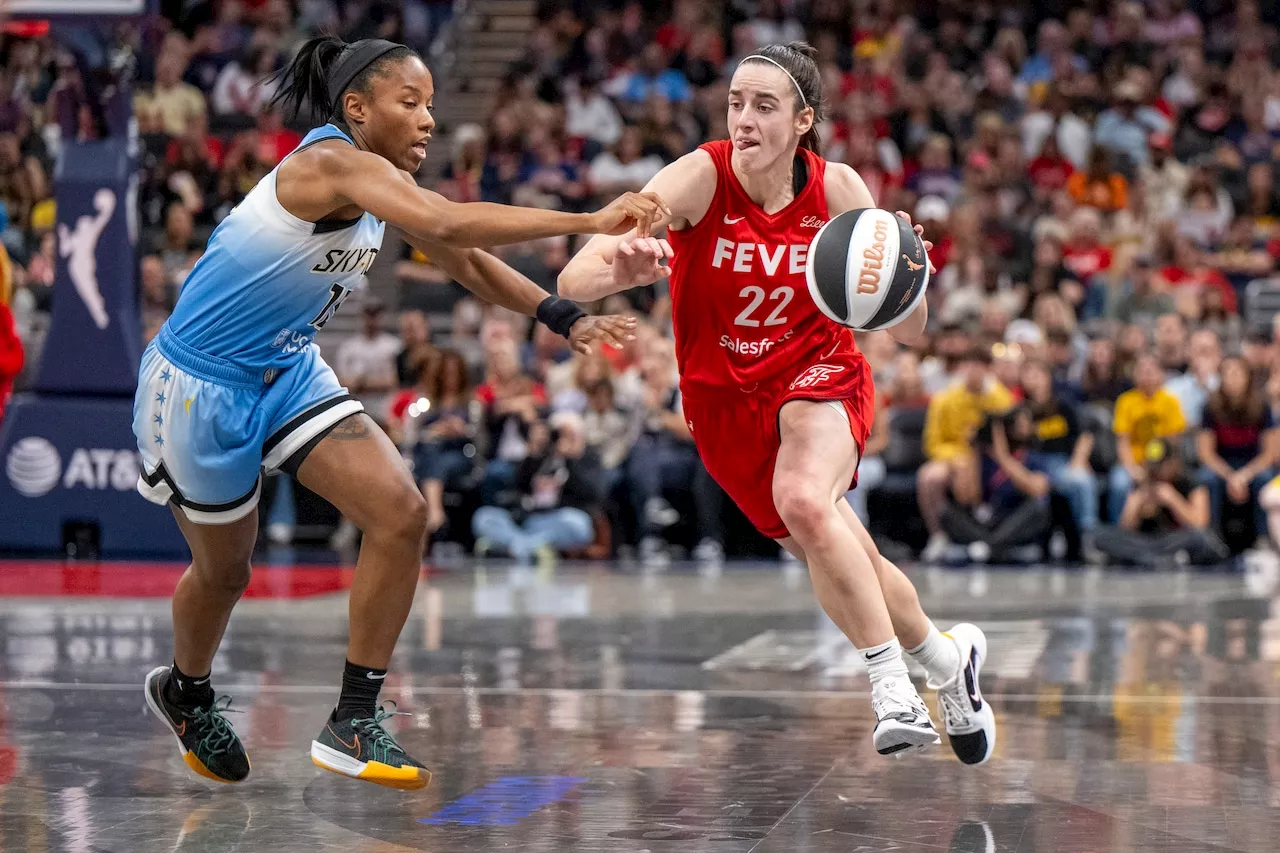 WNBA upgrades foul on Caitlin Clark by Chennedy Carter, fines Angel Reese