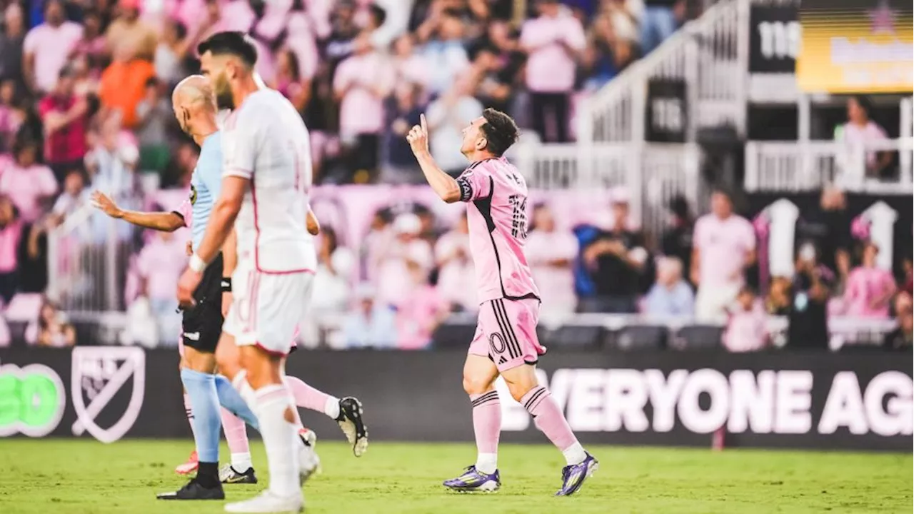 Lionel Messi salva al Inter Miami en el empate a tres ante el St. Louis City