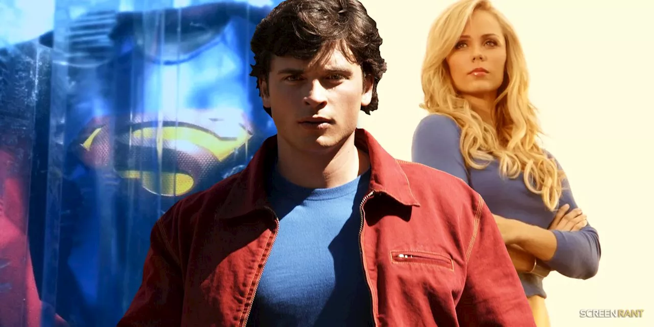 Tom Welling's Older Superman & Laura Vandervoort's Supergirl Get Full Costumes & Capes In Smallville Art