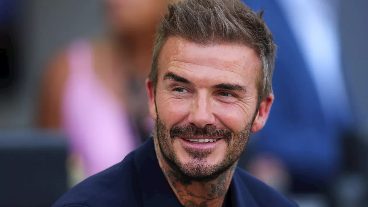 Beckham trades beekeeping tips with King during special visit