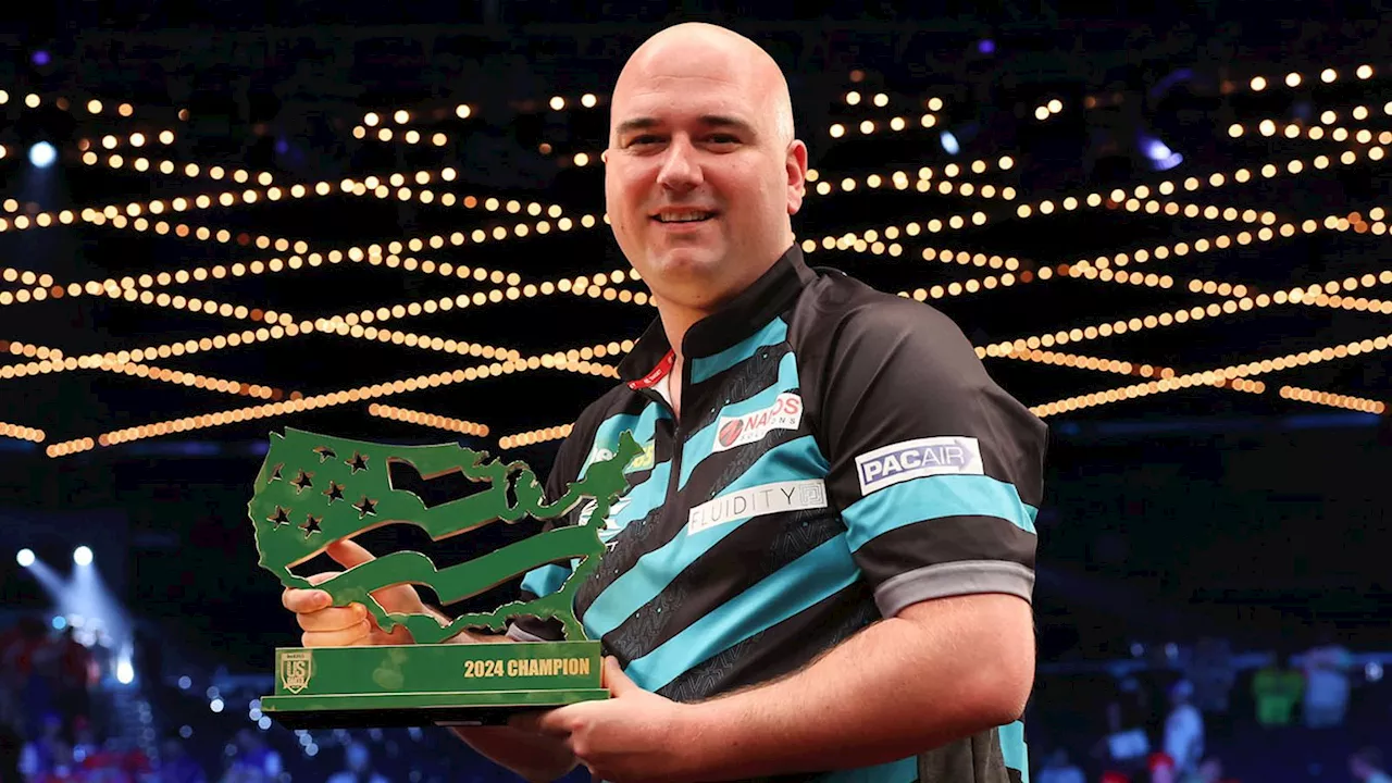 US Darts Masters: Rob Cross comes back to beat Gerwyn Price in thrilling New York showpiece