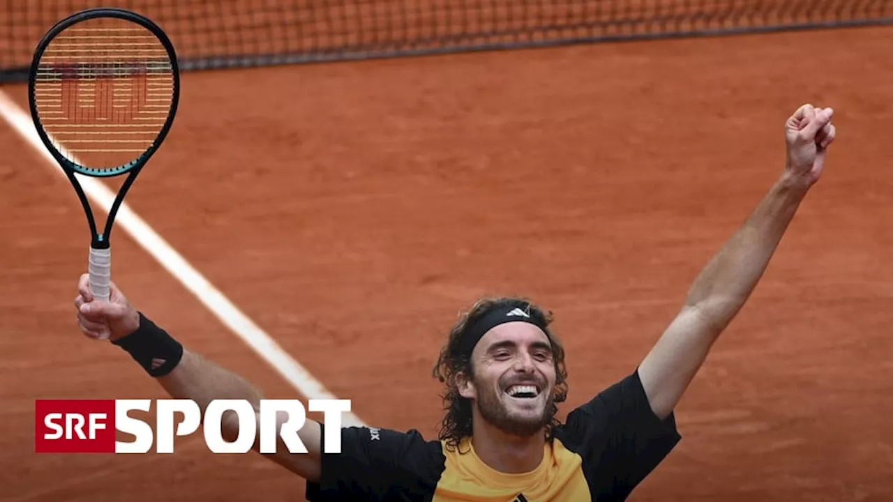 French Open: 1/8-Finals Männer - Tsitsipas dreht Achtelfinal und trifft nun auf Alcaraz