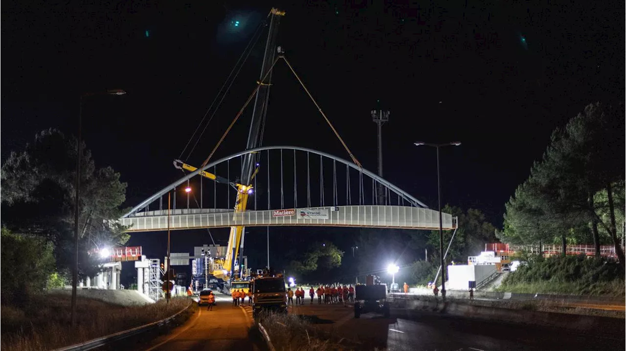 Bordeaux métropole : une nuit, un pont s’est posé entre Pessac et Gradignan