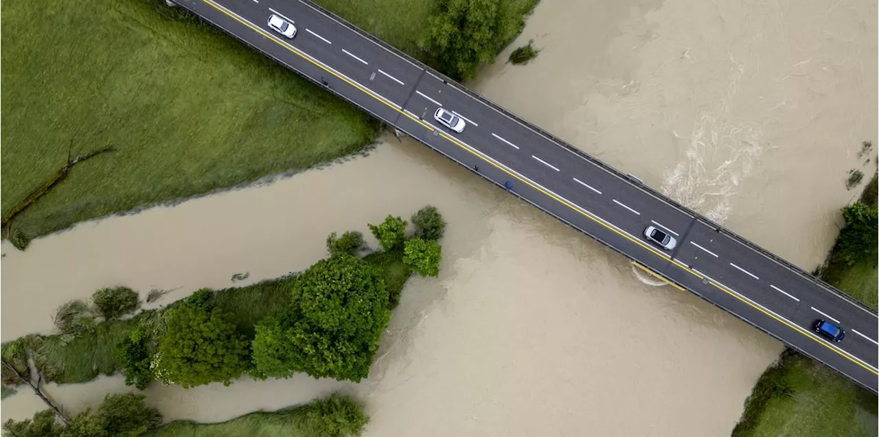 Dauerregen in der Schweiz – Hochwassersituation entspannt sich entlang der Flüsse