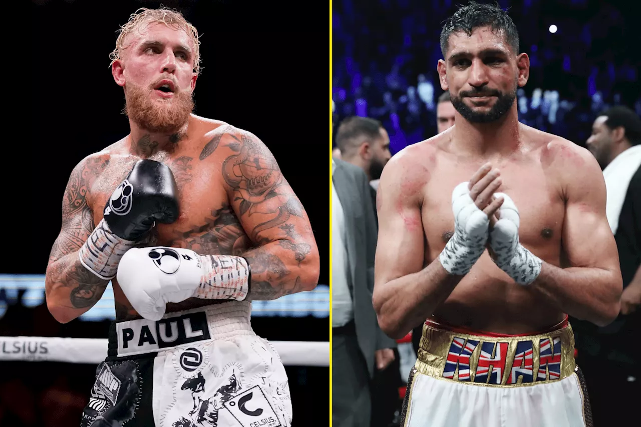 Amir Khan reacts to Jake Paul ‘leaking’ KSI fight with famous Rocky IV quote as he plans to make boxing com...