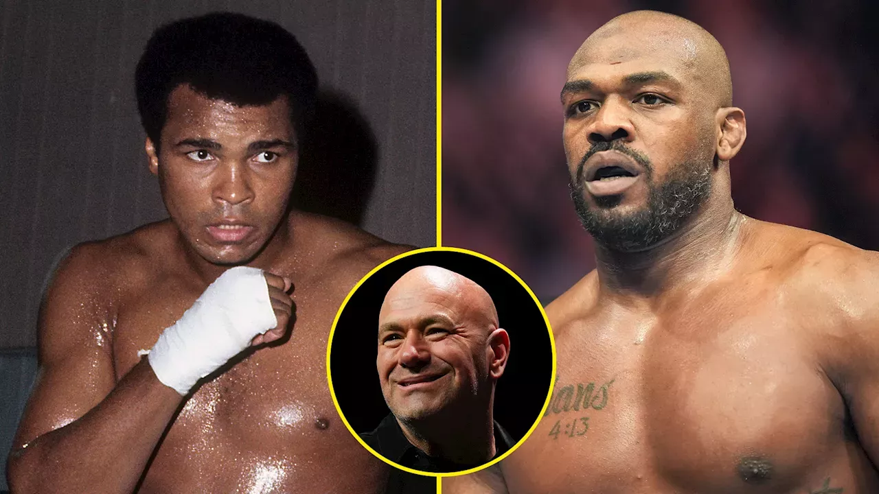 MMA: Dana White compares Jon Jones to Muhammad Ali as he snubs boxers ...