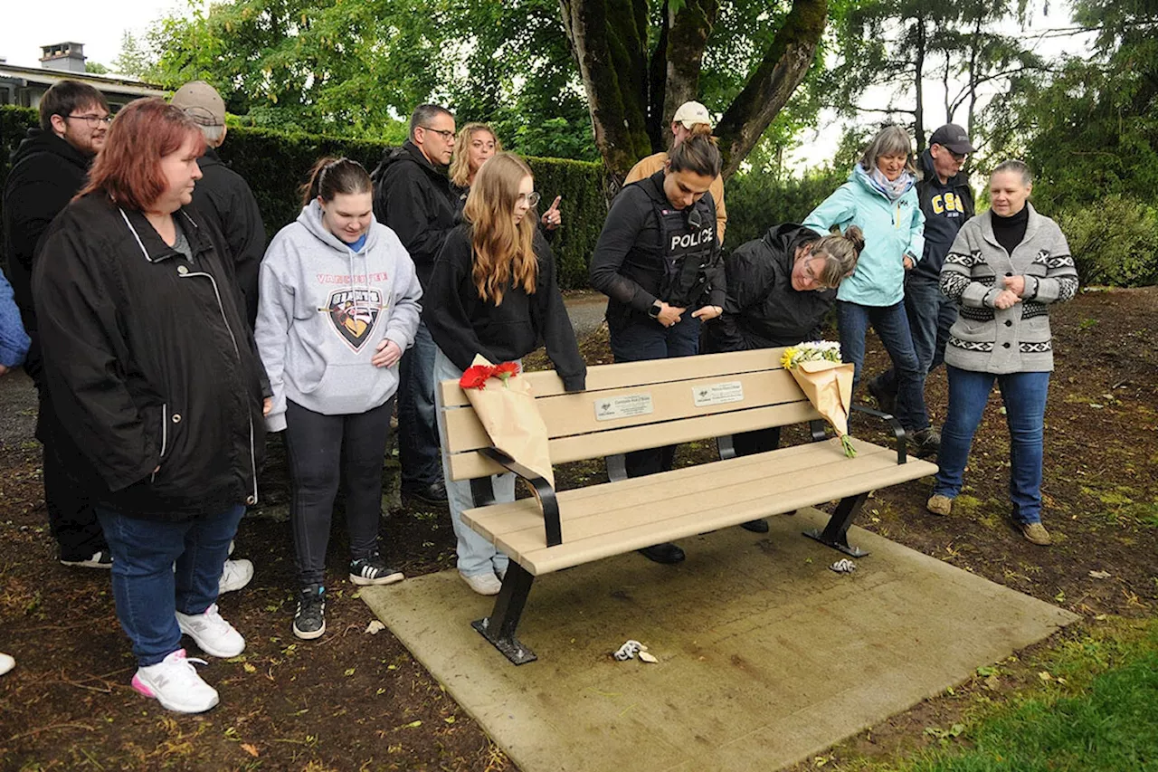 Park bench dedicated to fallen B.C. RCMP officer Rick O’Brien