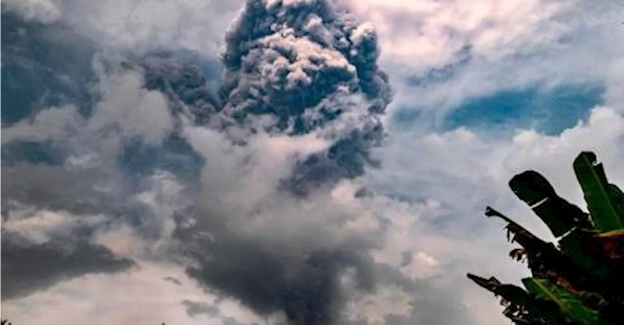 Mount Ibu in North Maluku erupts, spewing ash seven kilometres high