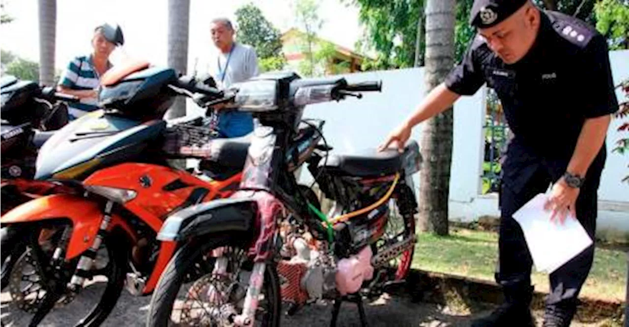 Polis sita 26 motosikal dalam Op Bersepadu Samseng Jalanan di Ipoh