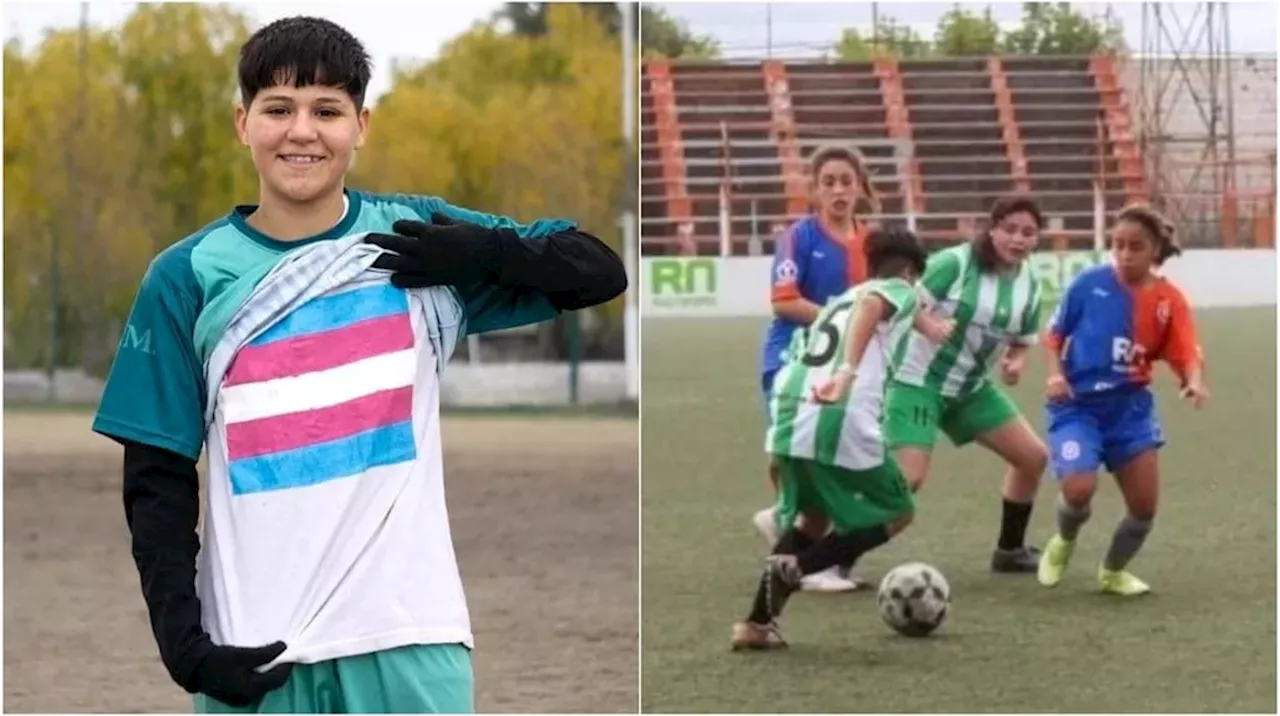 Es un varón TRANS, lo quisieron sacar de un torneo de fútbol femenino y un emotivo gesto de su equipo lo salvó
