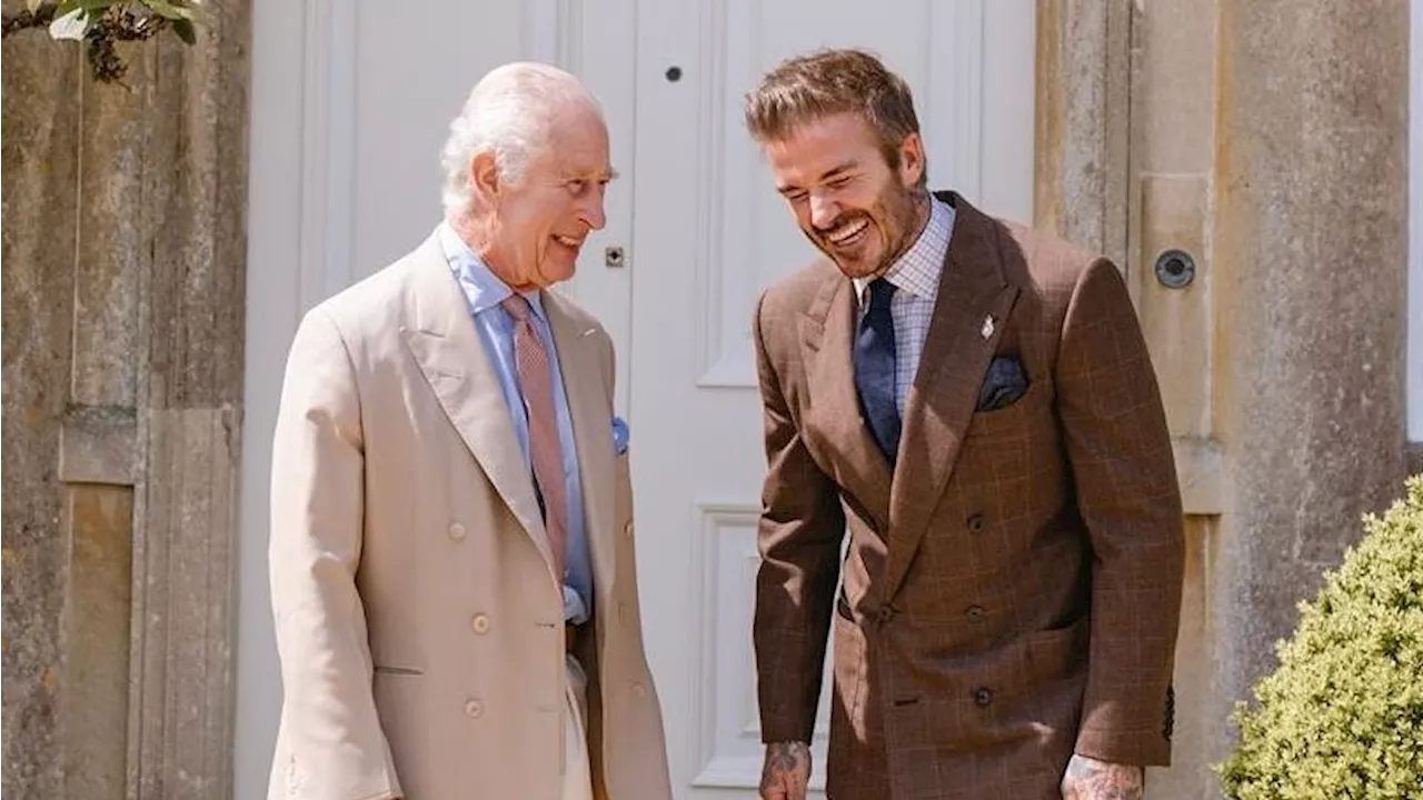 Carlos III concede a David Beckham un papel muy especial en su fundación benéfica