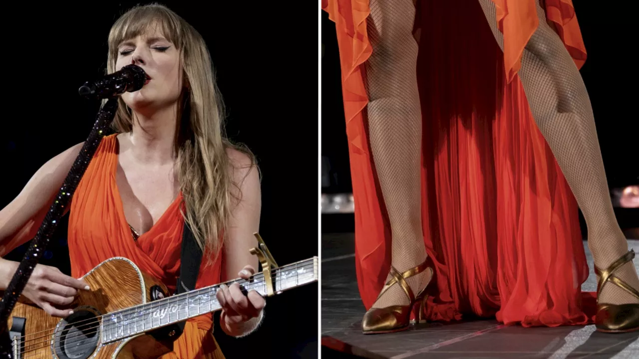 Taylor Swift y el significado de sus zapatos de chica flapper que usó en Madrid