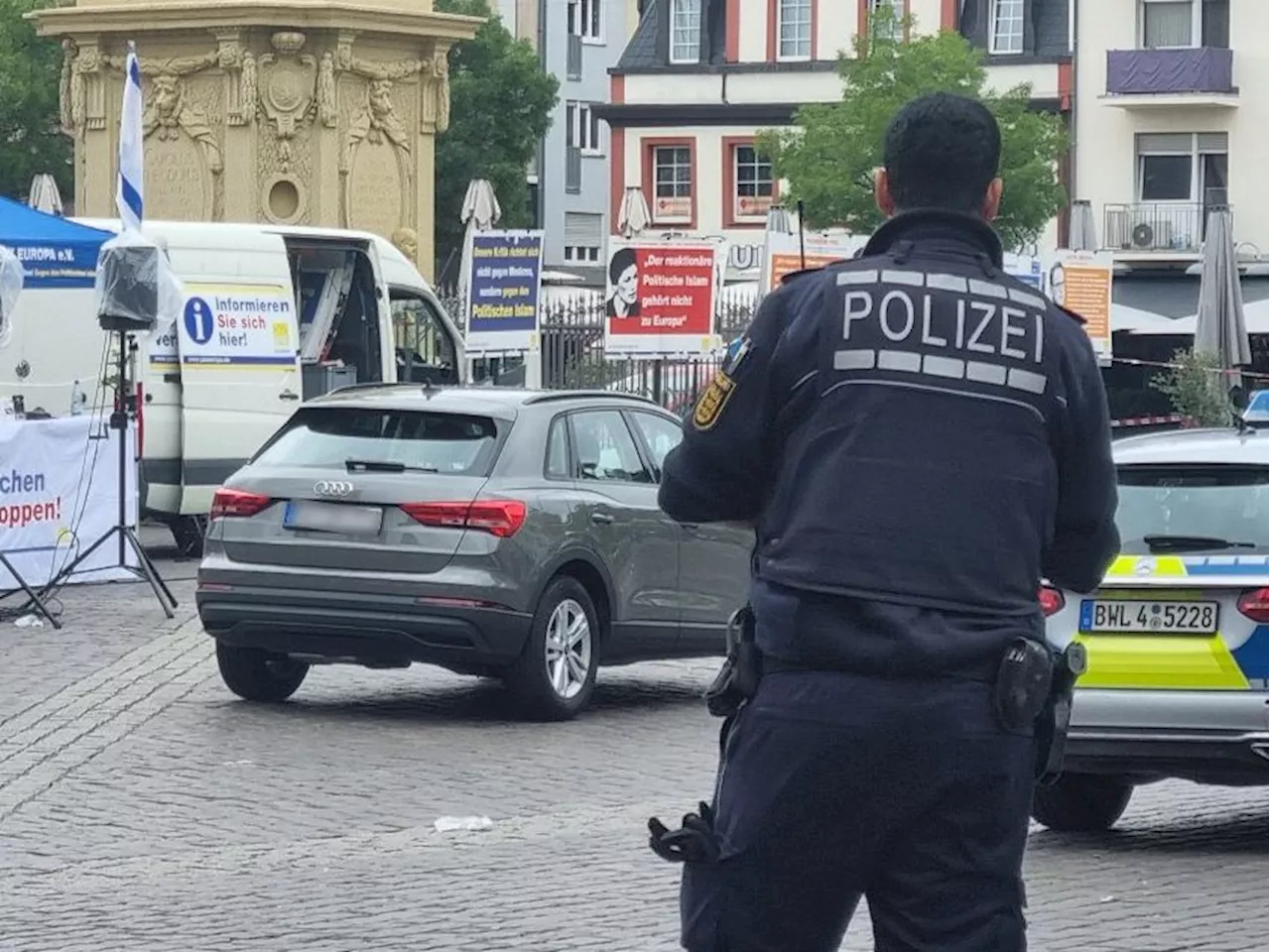 Bei Messerattacke in Mannheim verletzter Polizist gestorben