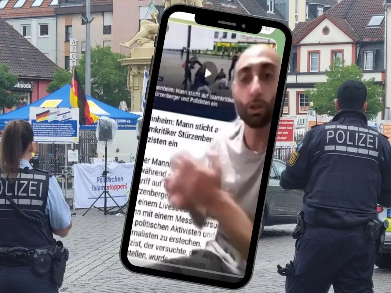 Hassprediger feiert Messerattacke von Mannheim im Internet