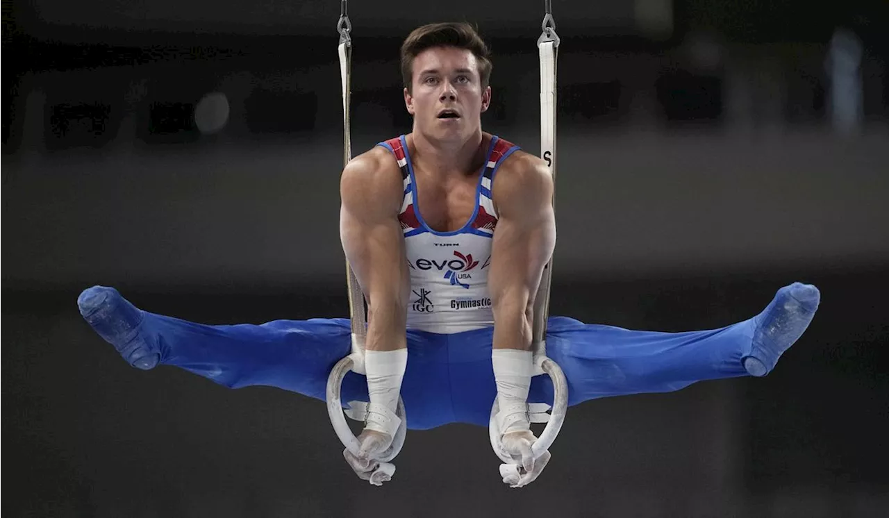 Brody Malone, rebuilt right knee and all, soars to 3rd national gymnastics title