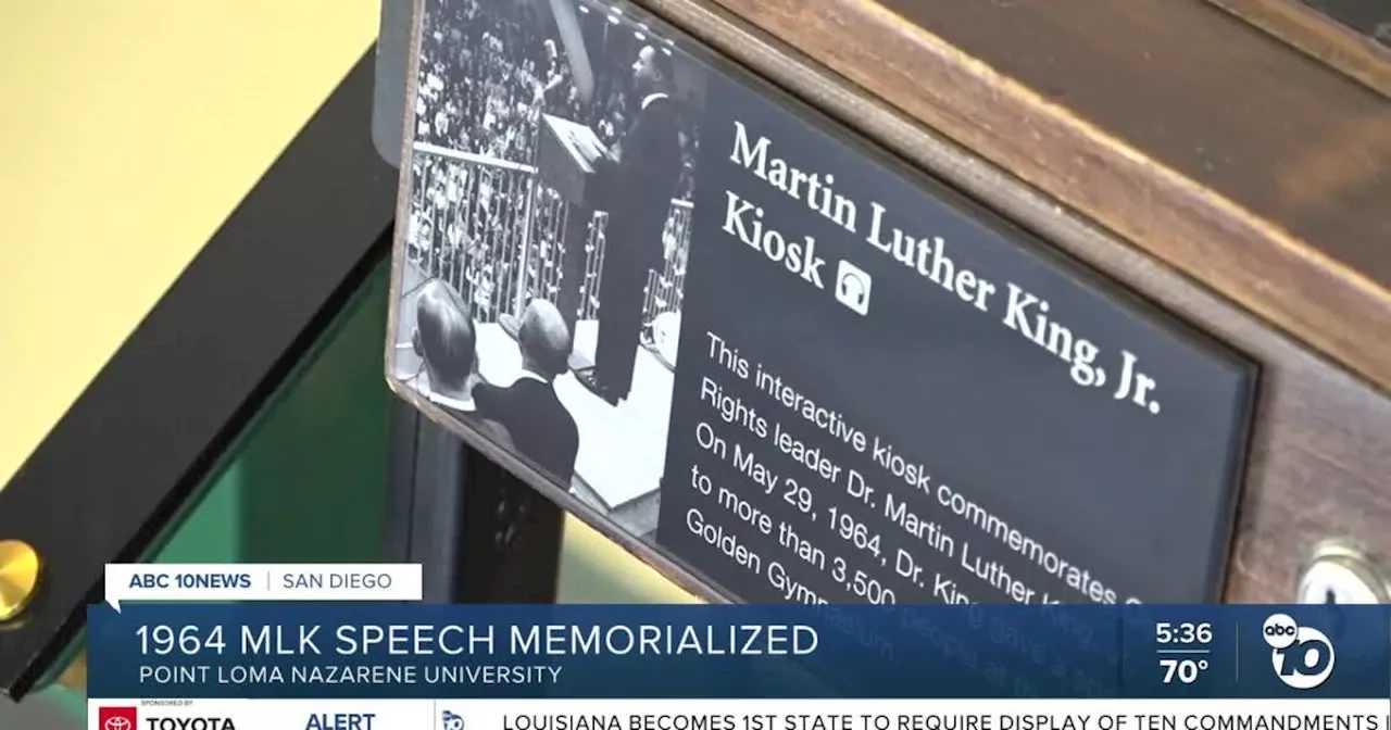 60 years since Dr. King speech at Point Loma Nazarene University