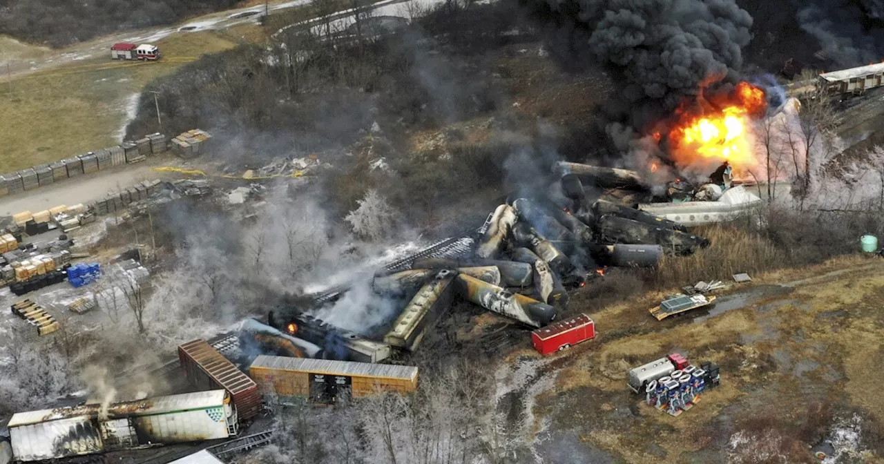 East Palestine train derailment spread 'hazardous' pollution to 16 states, research shows