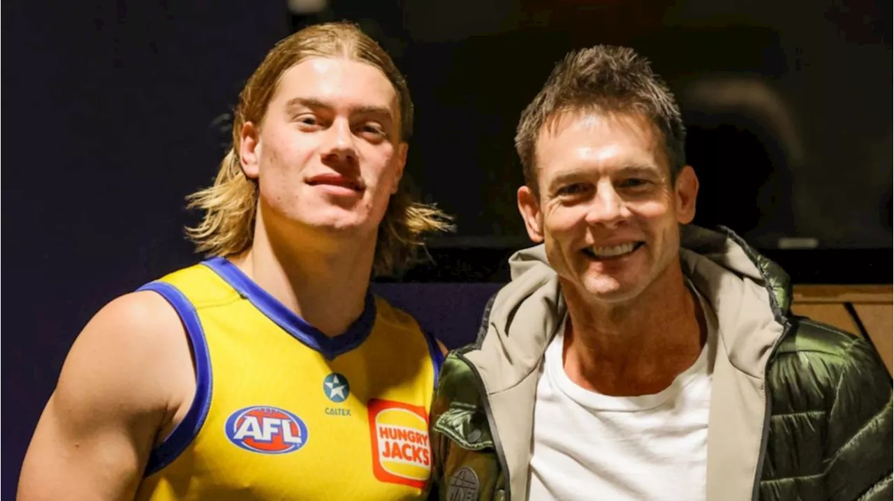 West Coast Eagles champion Ben Cousins stops in to chat with teen sensation Harley Reid