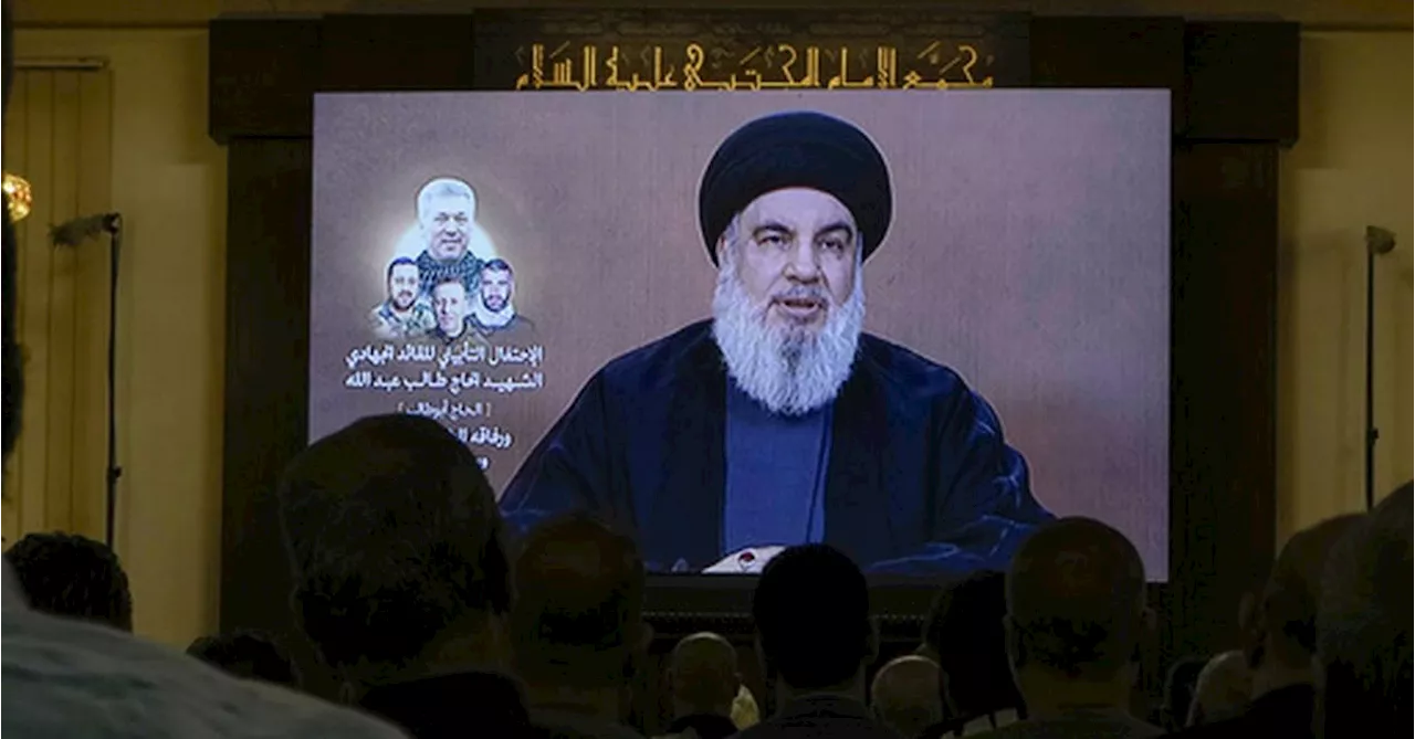 Leader of Lebanon's Hezbollah militant group warns Israel against wider war