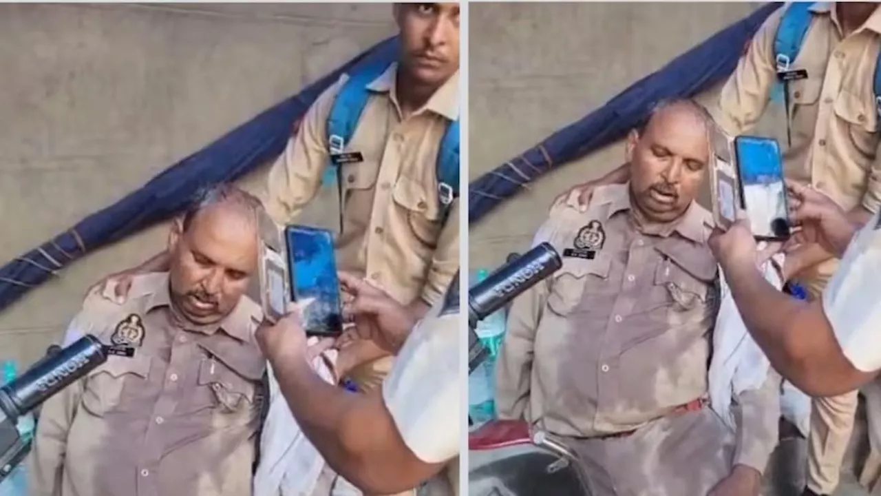 कानपुर में तड़पते हेड कॉन्स्टेबल का जिस दारोगा ने बनाया था Video, अब उन्हें मिली क्लीन चिट