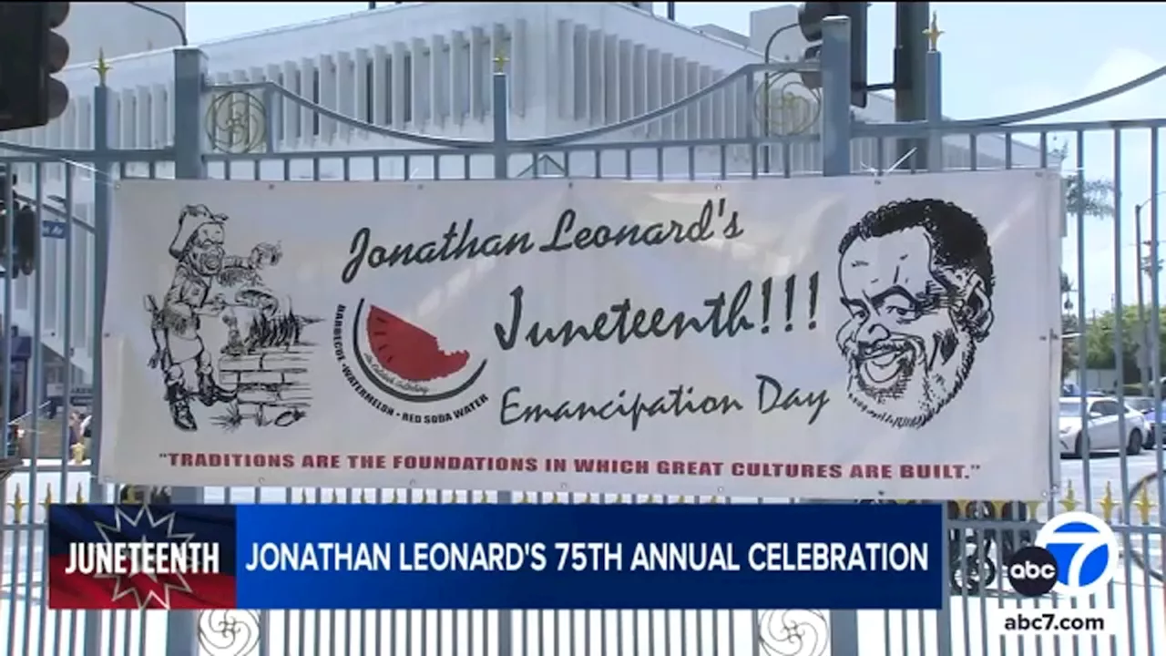 Leonard family continues decades-long Juneteenth tradition in Leimert Park