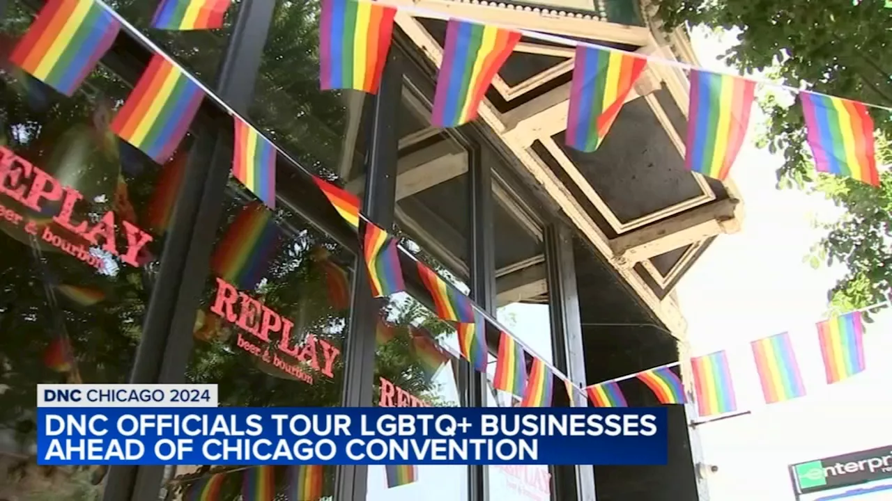 Democratic National Convention officials tour LGBTQ+ businesses ahead of Chicago DNC