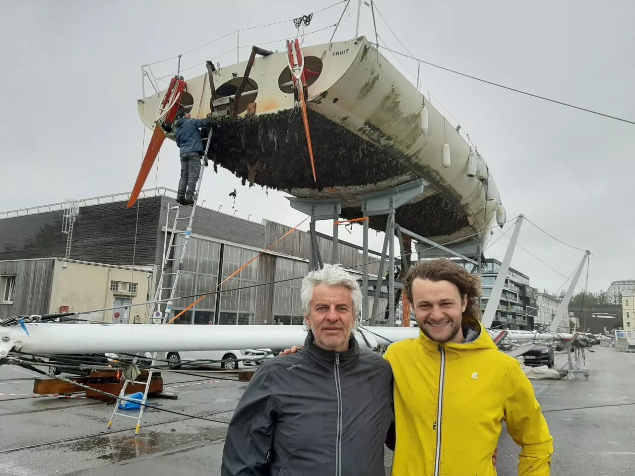 À Brest, une nouvelle vie pour le voilier légendaire du Vendée Globe