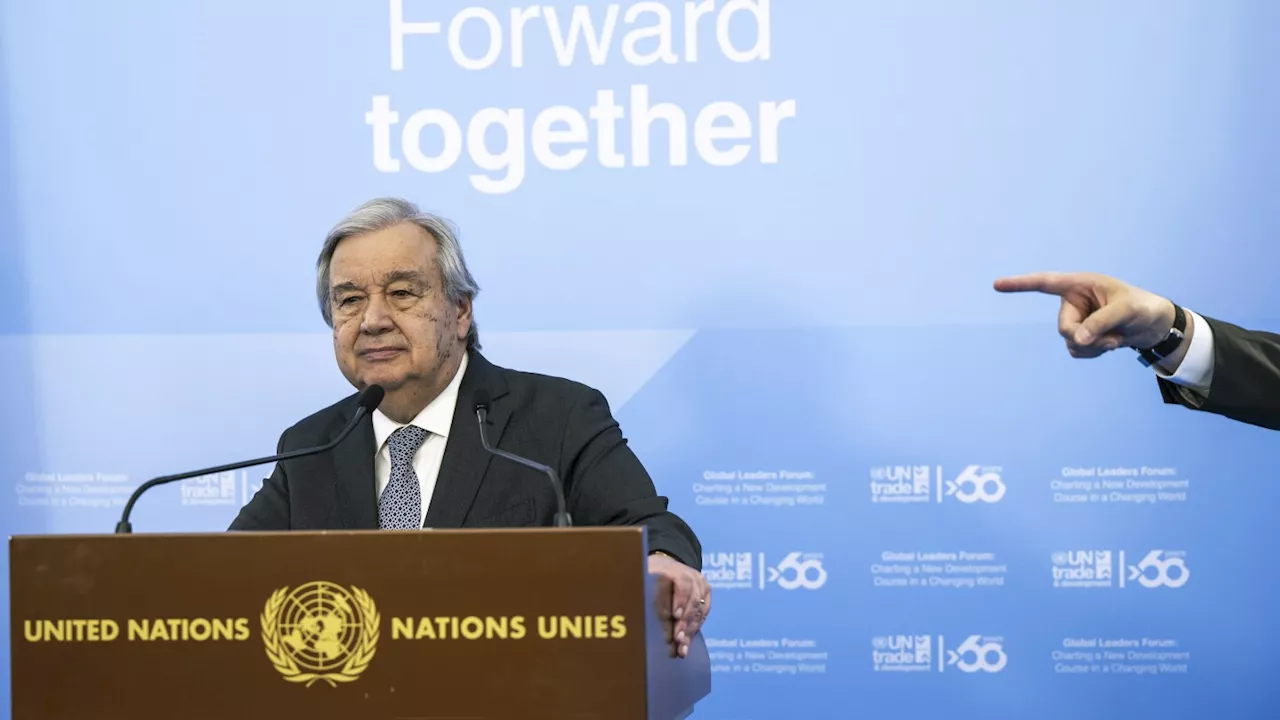 UN chief warns of perils of 'weaponizing digital technologies' and malicious activity in cyberspace