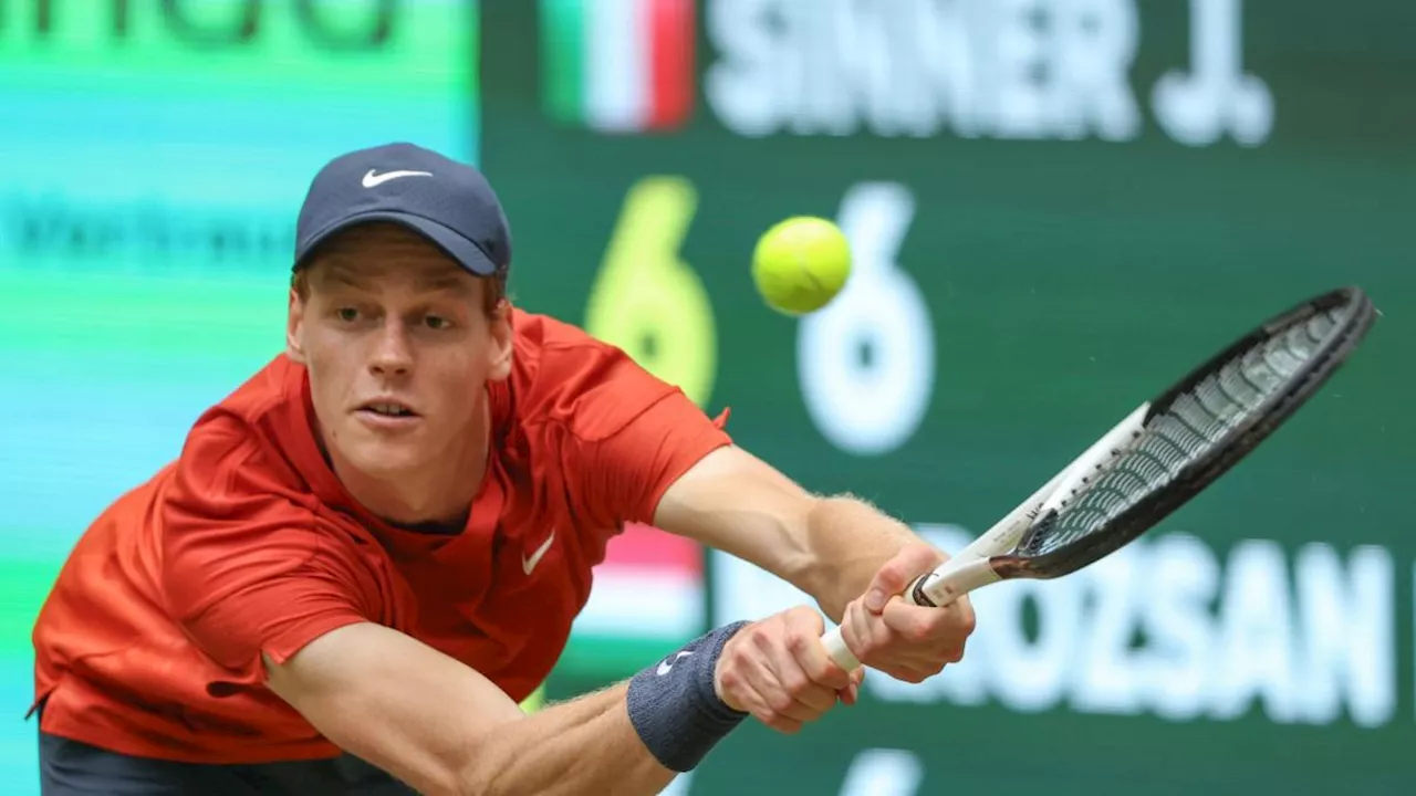 Topfavorit Sinner beim Tennis-Turnier in Halle weiter