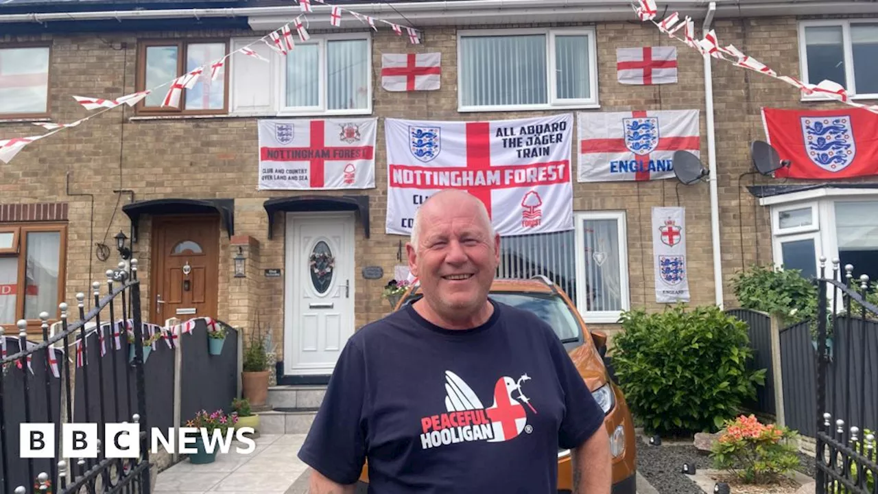 Clifton street filled with flags and bunting for Euro 2024