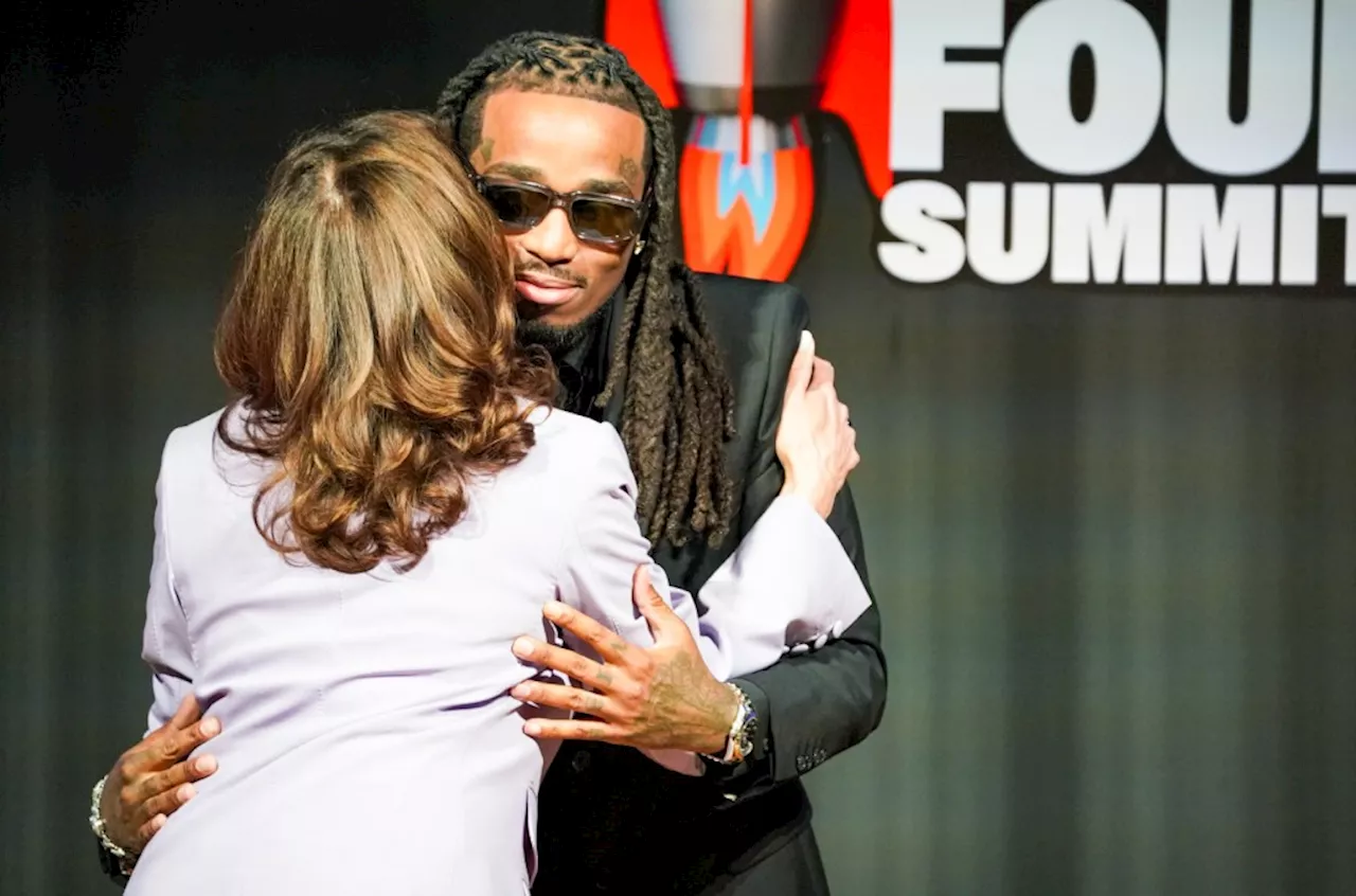 Quavo Hosts Summit Against Gun Violence With VP Kamala Harris on Takeoff’s Birthday